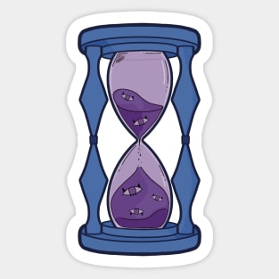 Trippy Hourglass Sticker